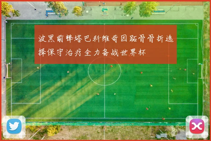 波黑前锋塔巴科维奇因跖骨骨折选择保守治疗全力备战世界杯